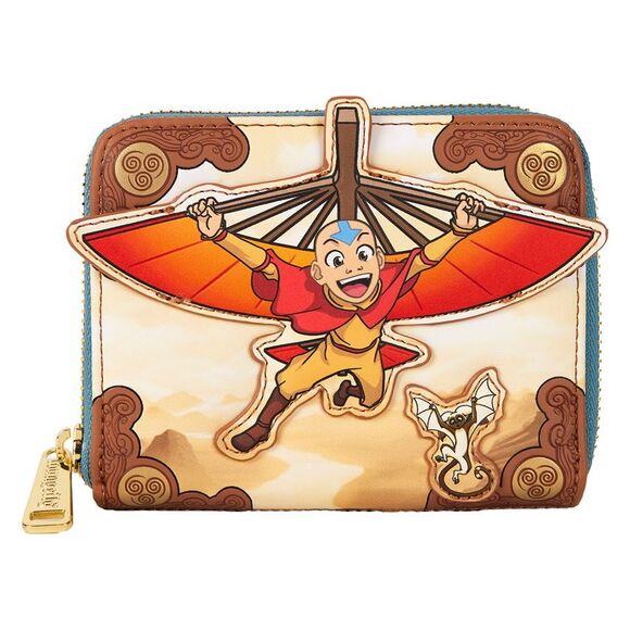 Avatar: The Last Airbender Aang Glider Staff Zip Around Wallet - Picture 1 of 5